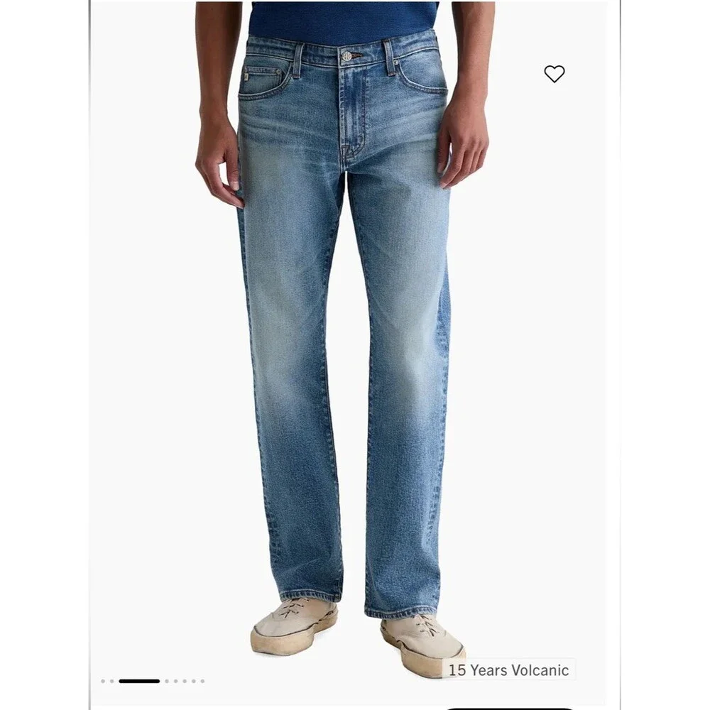 AG Adriano Goldschmied The Protege Straight Leg Jeans Men's 31/30 Medium Wash